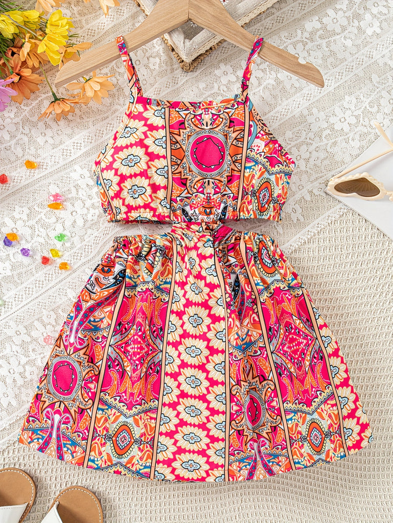 Boho Chic Girls Fashion Cami Dress - Trendy & Comfortable Summer Essential for Parties, Holidays & Outdoors - A Perfect Gift Idea