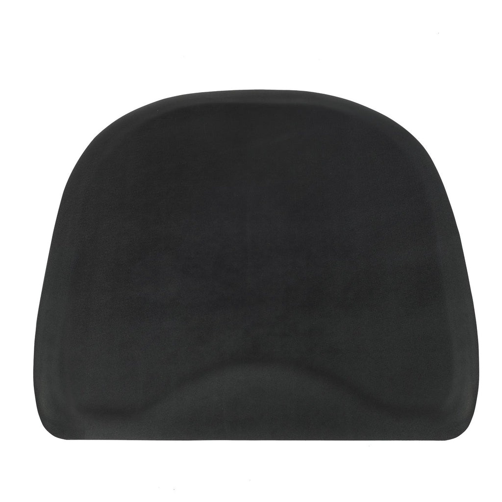 3.5′x 3.5′x 1/2" Beauty Salon Polygon Anti-fatigue Salon Mat (Polygon Outside And Round Inside) Black
