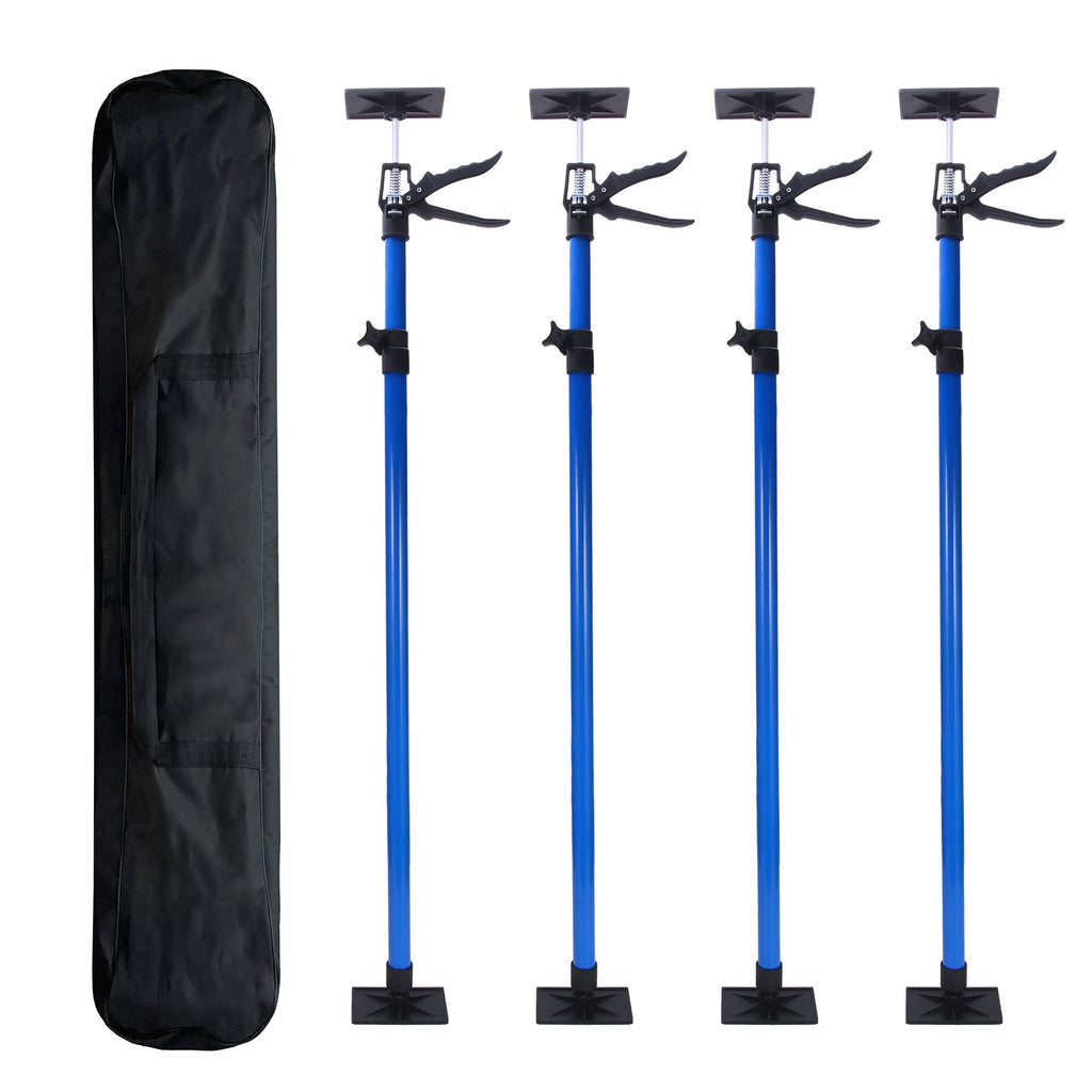 360° Rotating Adjustable Support Rod with 45° Tilt Stand for Cabinet Jacks Cargo Bars Drywalls Extends