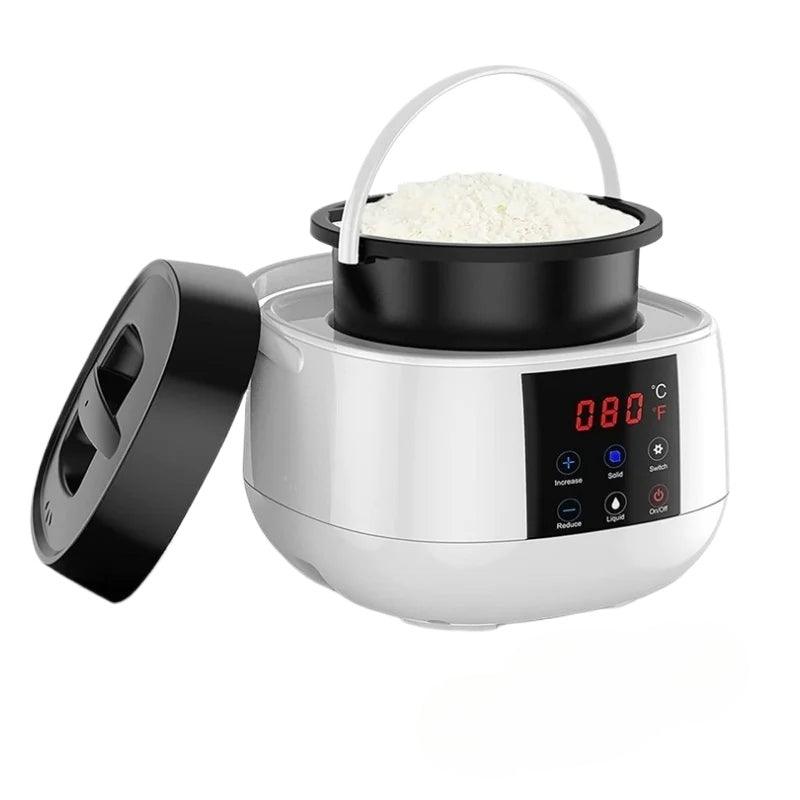 Candle Making Wax Melting Pot,Wax Melter For Candle Making,LED Temperature Display For Adults Beginner,Soy Wax - Winord