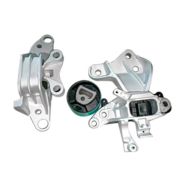 3Pcs Engine & Transmission Mounts Set Fits Chevrolet Cruze L, LS, LT, Premier 1.4L L4 Gas 2016-2019 3536, 3537, 3527