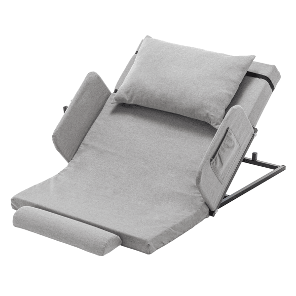 4-68° Lift Range Electric Adjustable Bed Backrest with Safety Rails, 300 lbs Capacity, Ideal for Elderly, Pregnancy, Patient Care & Mobility Assistance