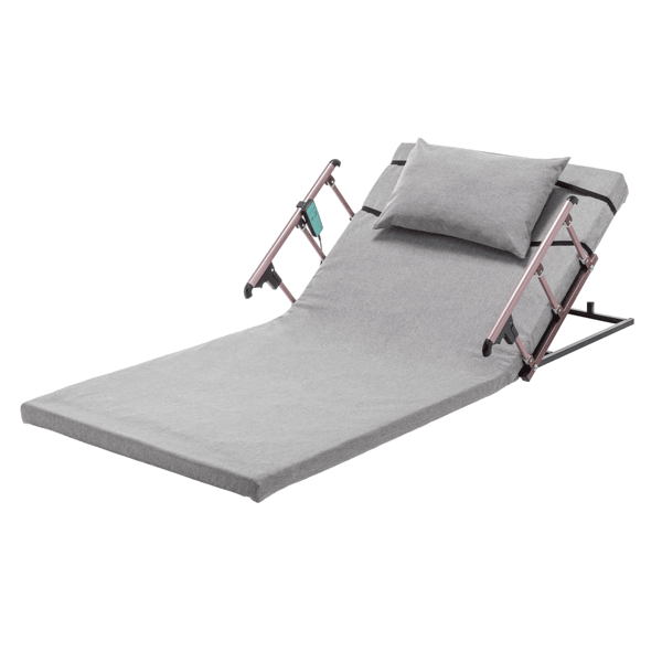 4-68° Upgraded Lifting System Electric Adjustable Bed Backrest with Collapsible Safety Rails, Remote Control, 300 lbs Capacity, Ideal for Elderly, Pregnancy, Patients, Handicap, Home Hospital Care
