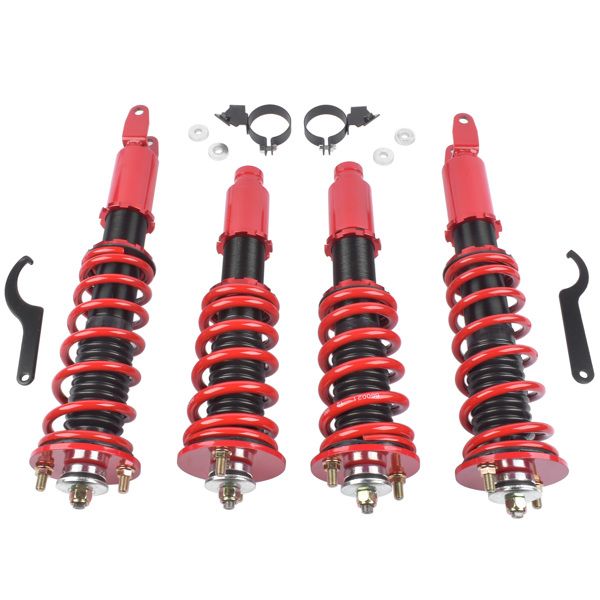 4* Coilover Spring & Shock Assembly Front Rear for Acura Integra 1990-1993, Honda Civic / CRX 1988-1991
