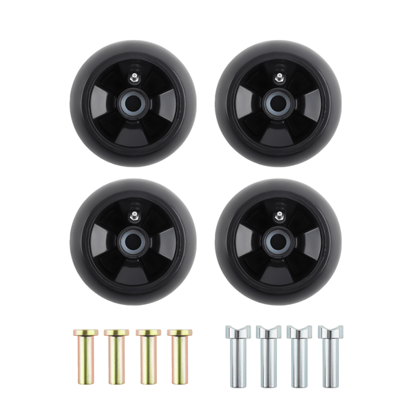 4 Pack AM125172 Mower Deck Gauge Wheel Kit Fit For 200 Series 240 245 260 265 285