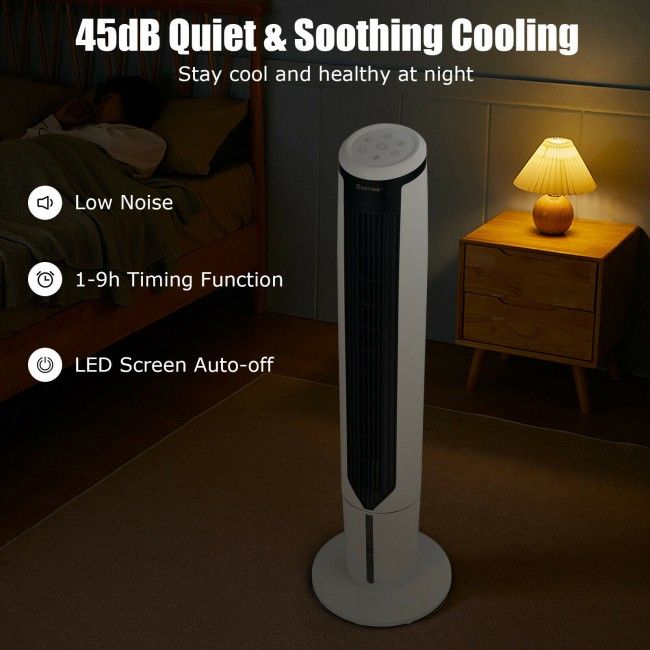41 Inches Evaporative Air Cooler with 3 Modes and 3 Speeds