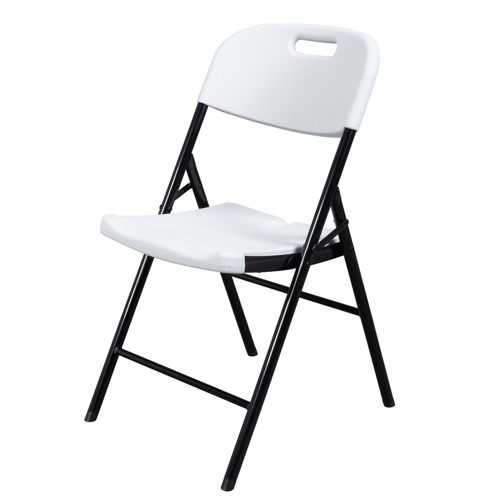 438951184pcs 47*54*84cm Garden Plastic Folding Chair White