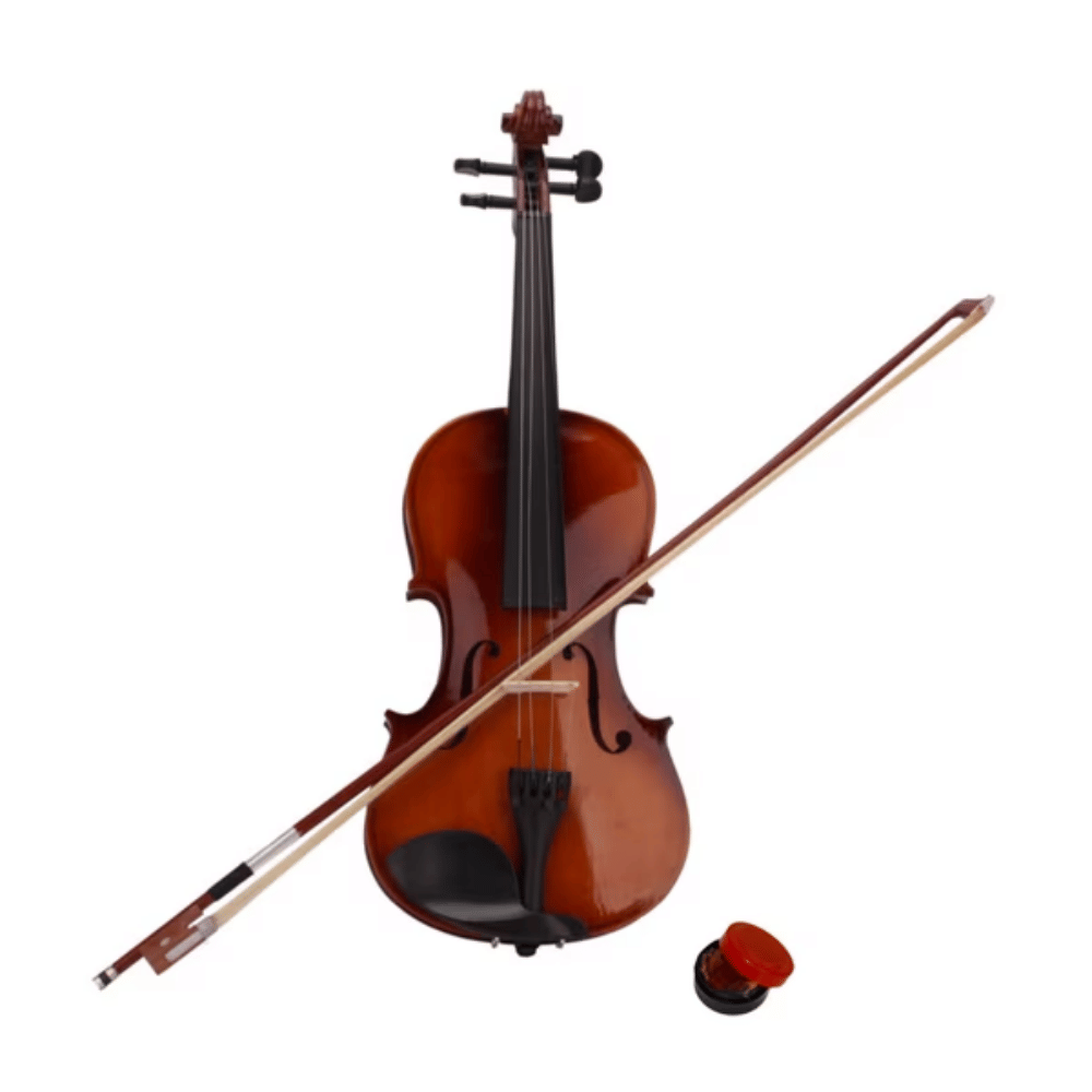 4/4 Full Size Acoustic Violin Set with Case, Bow, Rosin & Accessories