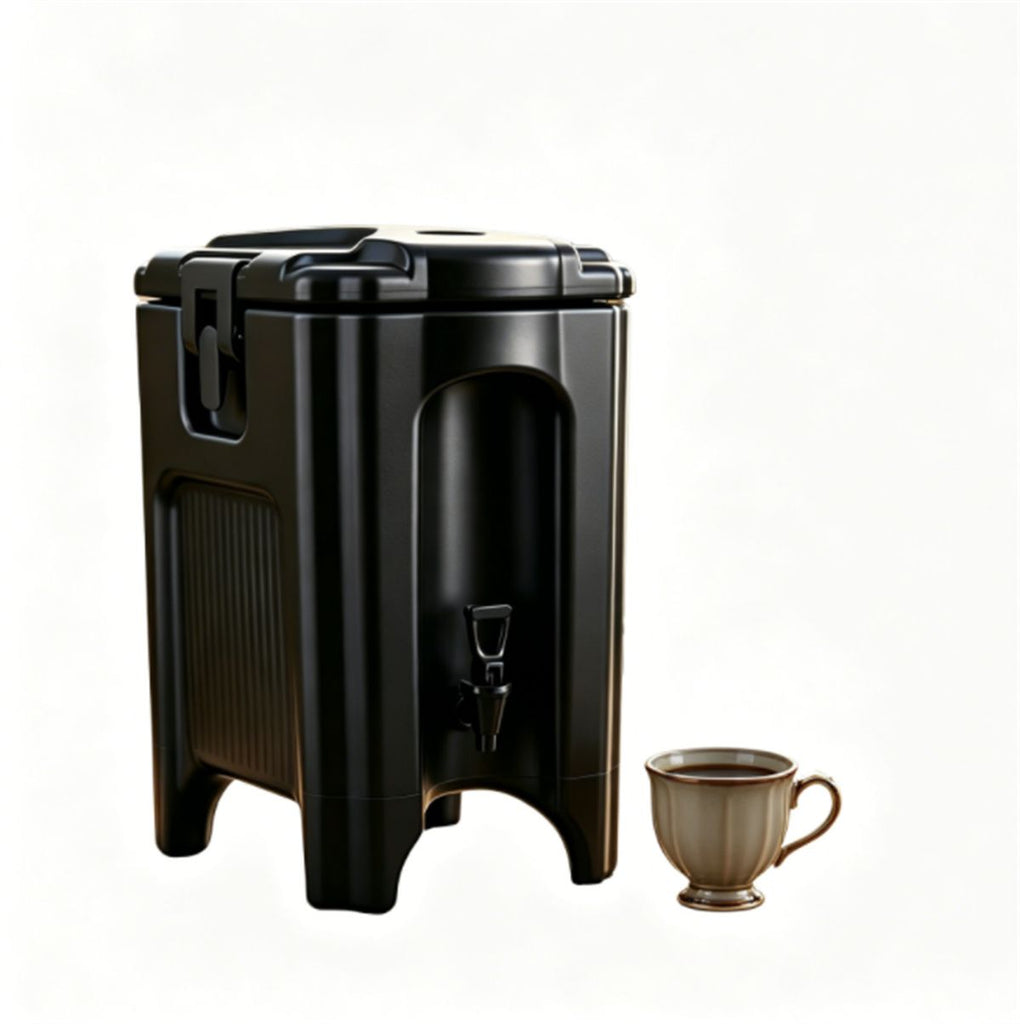 4.4 Gallon 3Layer Insulated Beverage Dispenser, Hot & Cold Drink Server with DripProof Faucet, LeakProof Commercial Drink Container for Catering Parties Camping