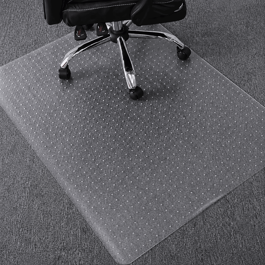 4735.5 Inch Clear PVC Office Chair Mat, Waterproof Anti-Slip Hardwood Floor Protector, Transparent Scratch Resistant Rolling Desk Chair Floor MatforHardwood & Tile Floors