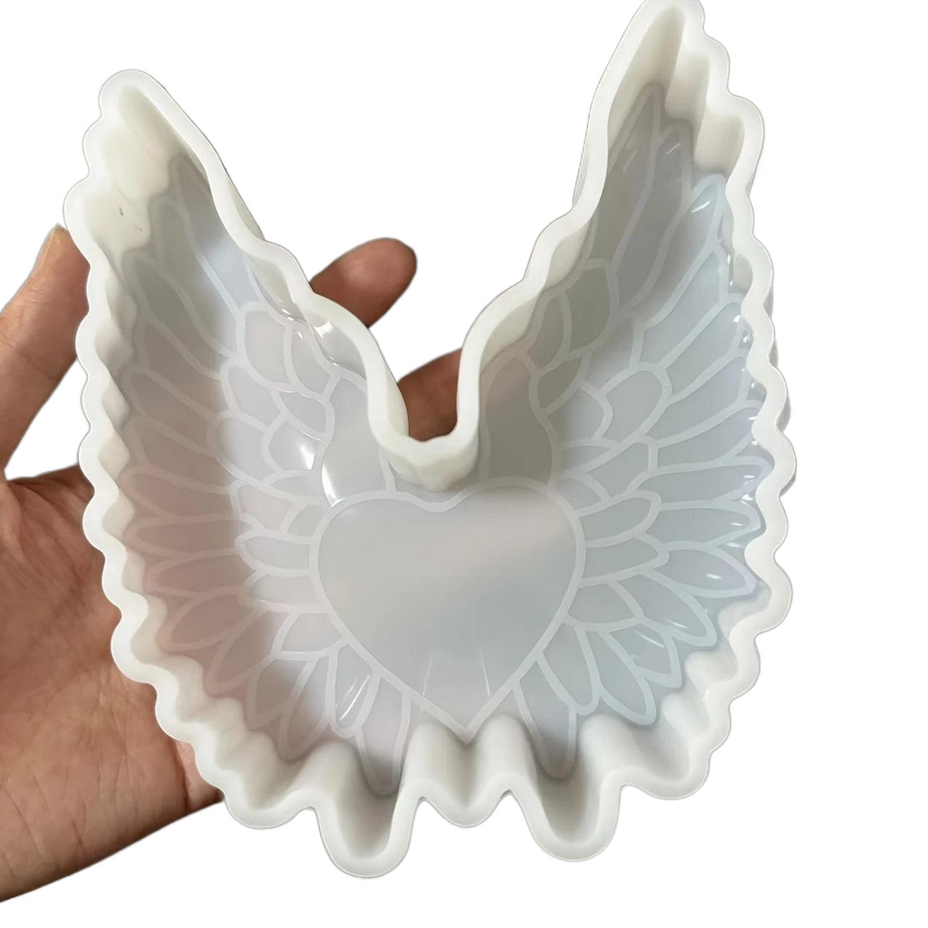 1 Angel Wing Mold, Candle Resin Soap Mold, Soap Large Resin Mold, Wax Melt, Clay, DIY Handmade Candle Mold