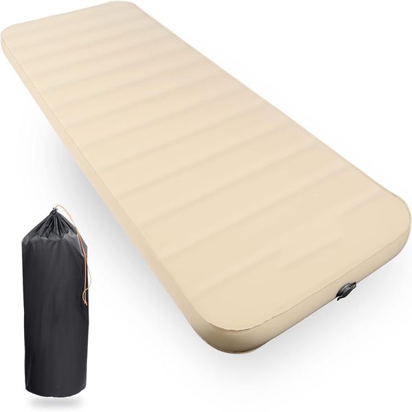 4inch Self-Inflating Sleeping Pad for Camping, Outdoor Large 80'×30' Thick Memory Foam Pads Portable 4 Season Camping Mattress for Tents Car Hiking Sleeping Mat Foldable Guest Bed