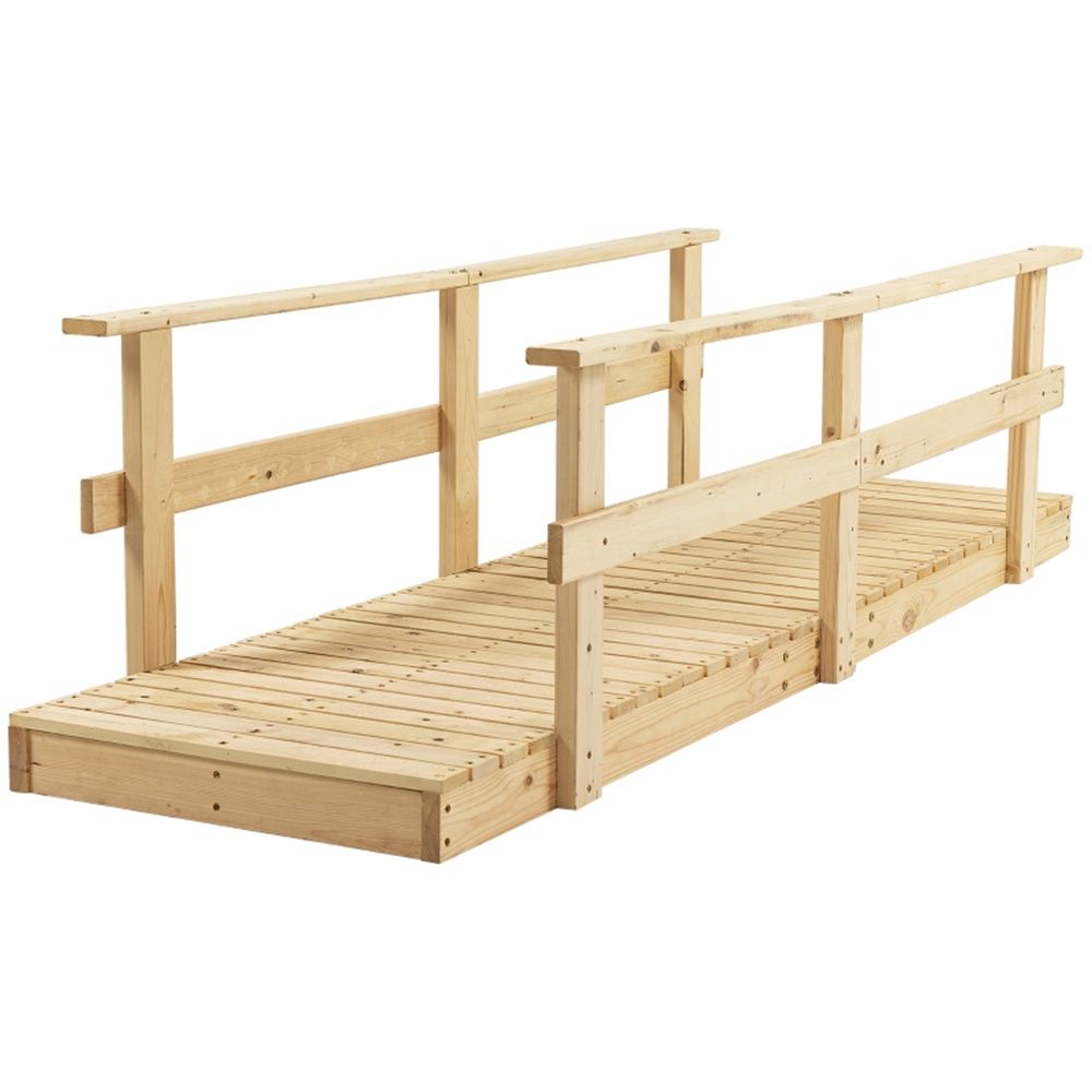 5 ft Wooden Garden Bridge Arc Footbridge ( Amazon Shipping)Prohibited by WalMart