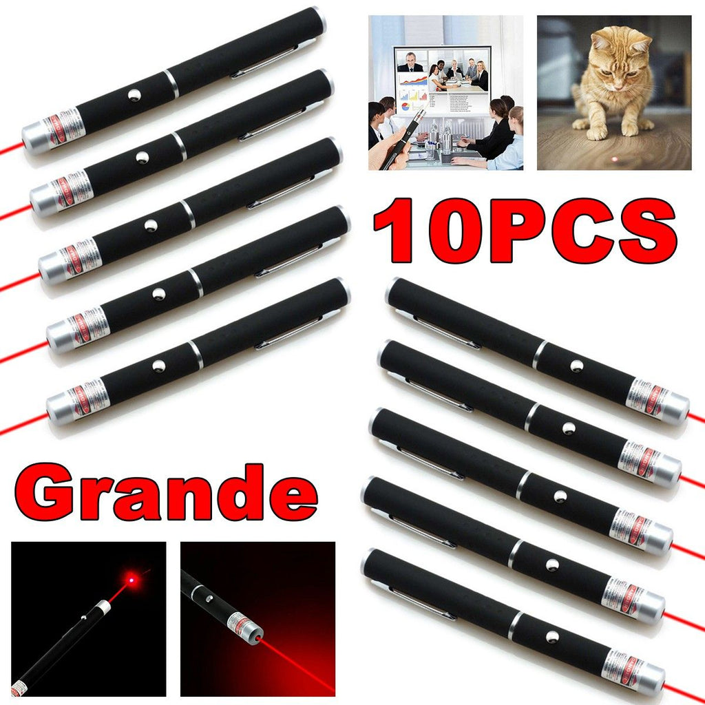 5 PCS Small Laser Pointer Pen 650nm Red Light Visible Beam 1mW For conference presentation(Logistics only For USPS.TK/TMEU only For self-pickup)