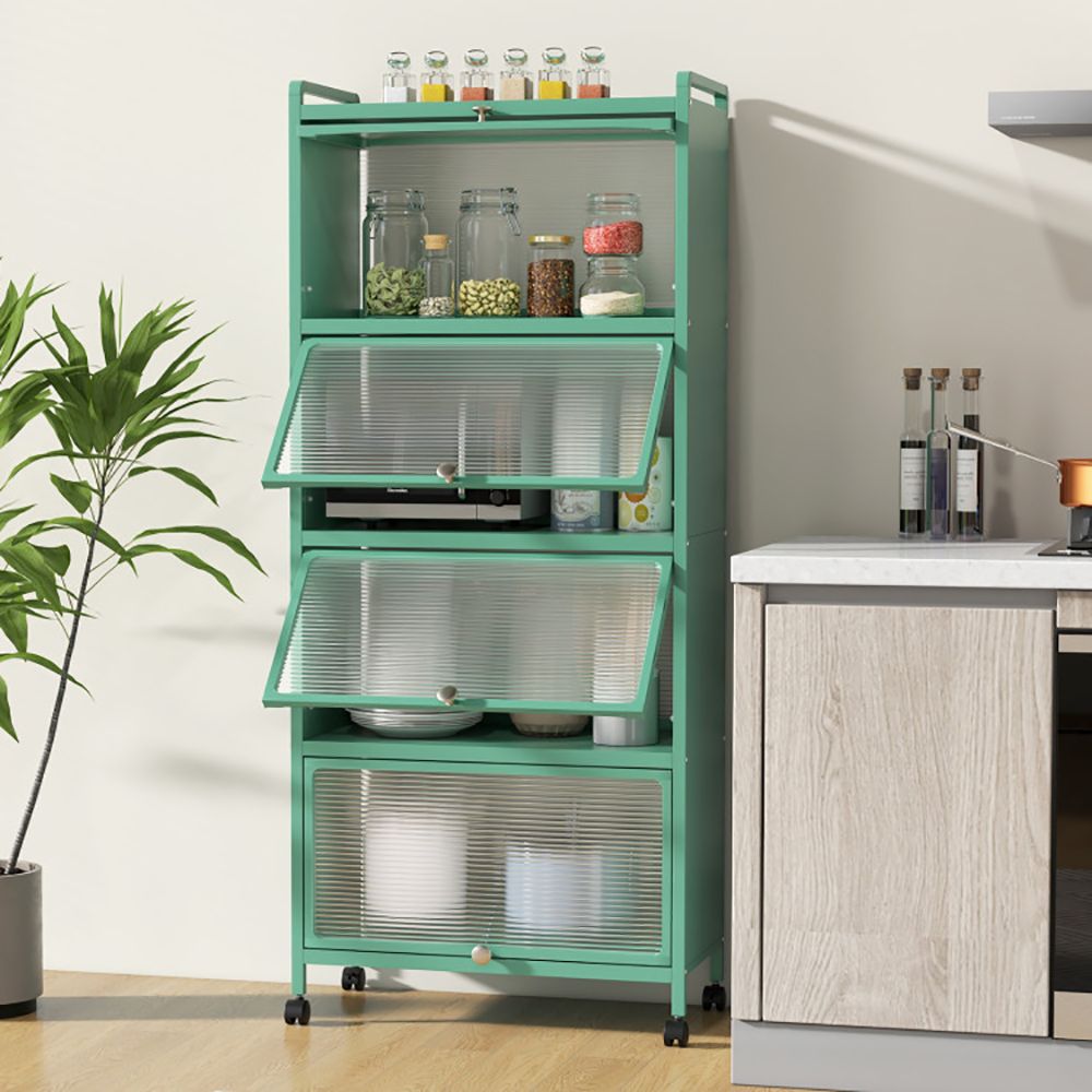 5-Tier Kitchen Baker's Rack with Flip-up PC Doors