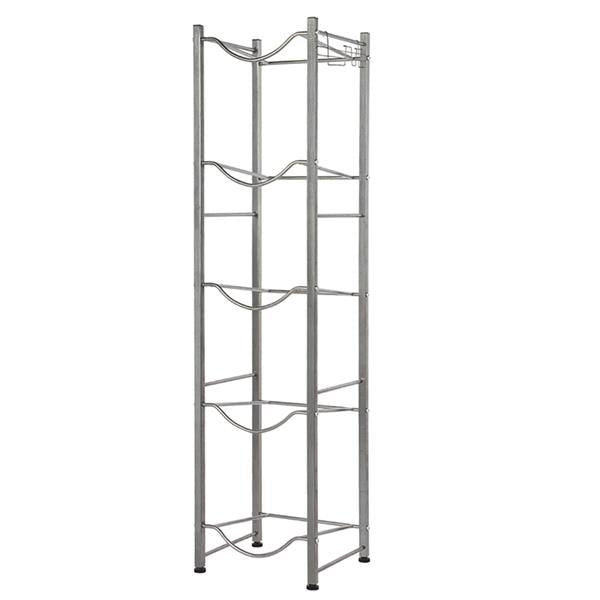 5-Tier Water Rack Stainless Steel Heavy Duty Water Cooler Jug Rack