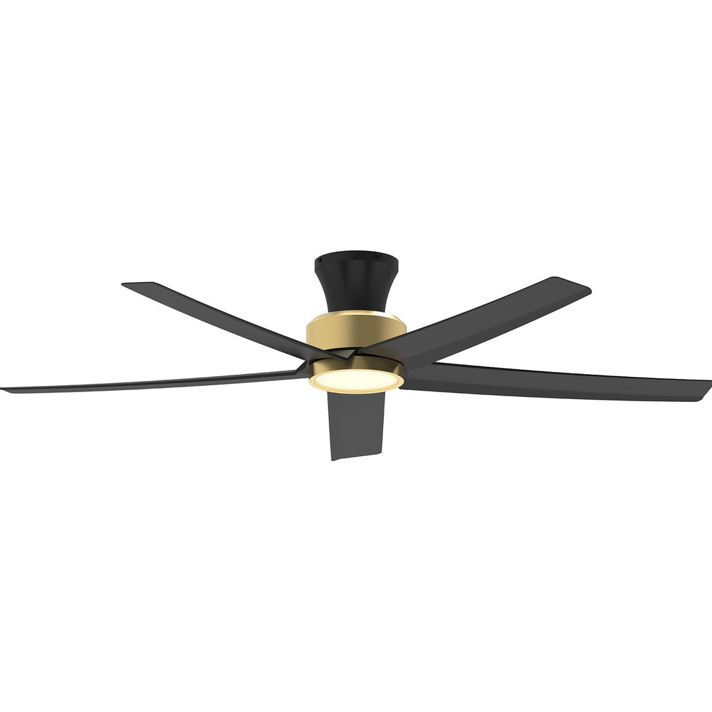 52 inch Ceiling Fans with Lights, Large Air Volume Ceiling Fans with Reversible Quiet DC Motor and Remote, 5X-W5[Unable ship on weekends, TK/TEMU only for pickup, only TX10643 warehouse supports GOFO]