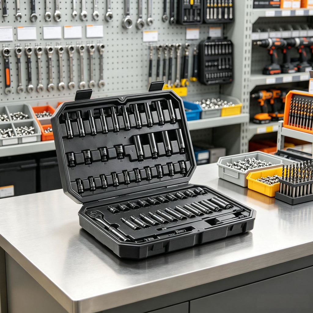 55-Piece 1/4" Drive Impact Socket Set