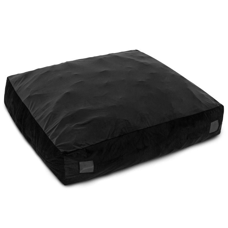 57 x 57 Inch Crash Pad Sensory Mat with Foam Blocks and Washable Velvet Cover