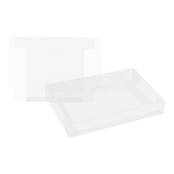 5Pack Video Game Protector For SNES Game Cartridge Box Clear PET Sleeve Cover(tk/temu self-pickup orders)