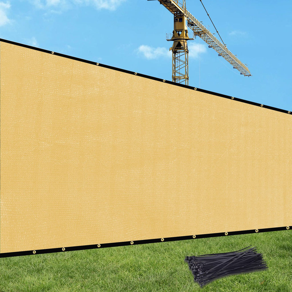 5'X25' sand HDPE Fence