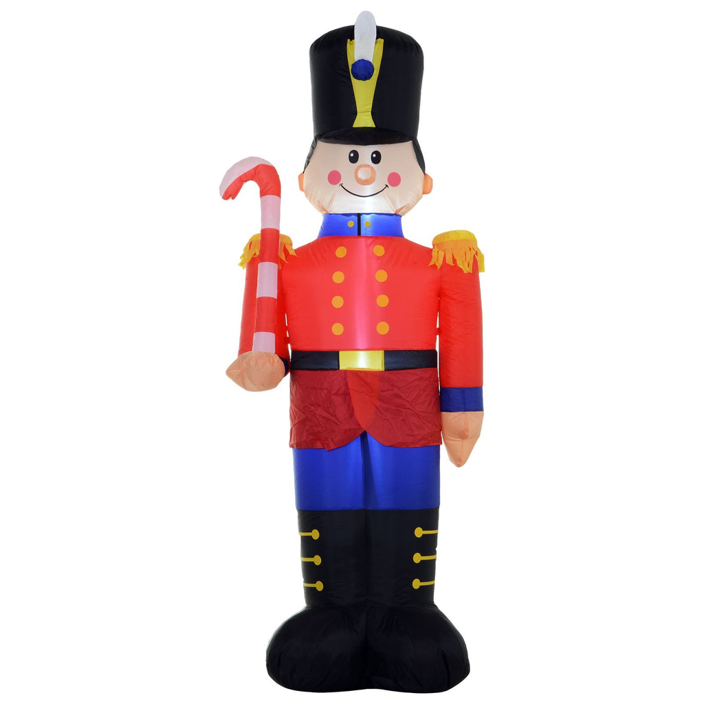6' Christmas Holiday Yard Inflatable Outdoor Light Up LED Xmas Decoration Toy Soldier Nutcracker