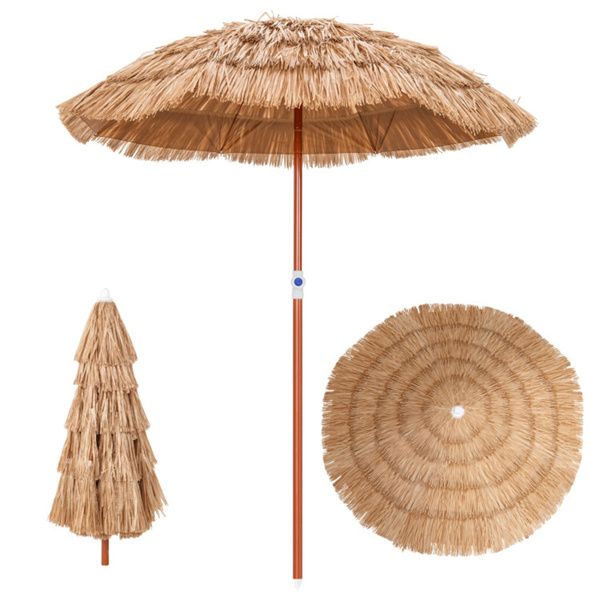 6 foot portable beach umbrella with adjustable tilt