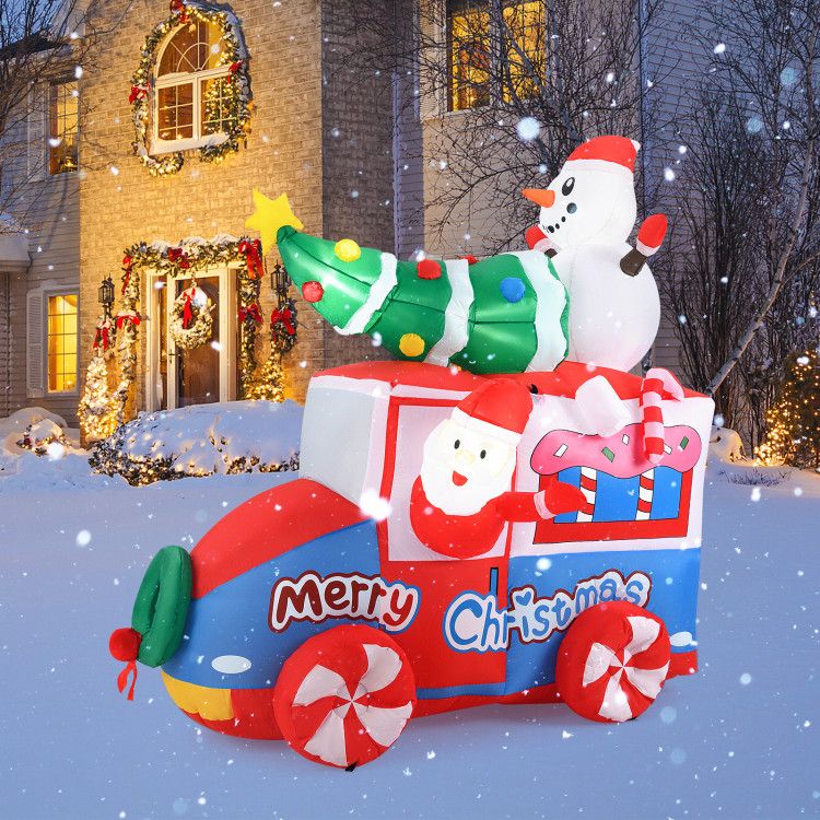 6 ft Christmas Inflatable Santa on Car Blow up Festive Vehicle with Santa Clause - Gallery View 2 of 10
6 ft Christmas Inflatable Santa on Car Blow up Festive Vehicle with Santa Clause - Gallery View