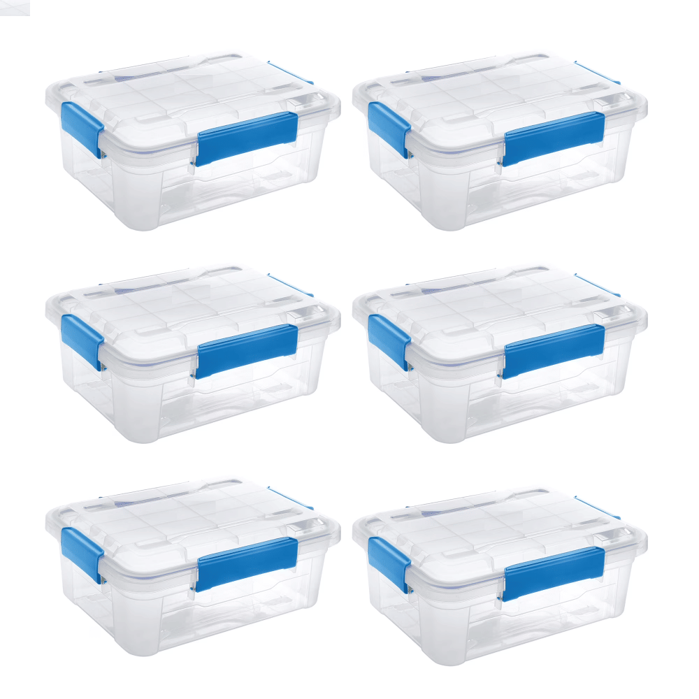 6 PACK - WATERPROOF 3Gal/12Qt/11.4L BOX (Shipment from Walmart)