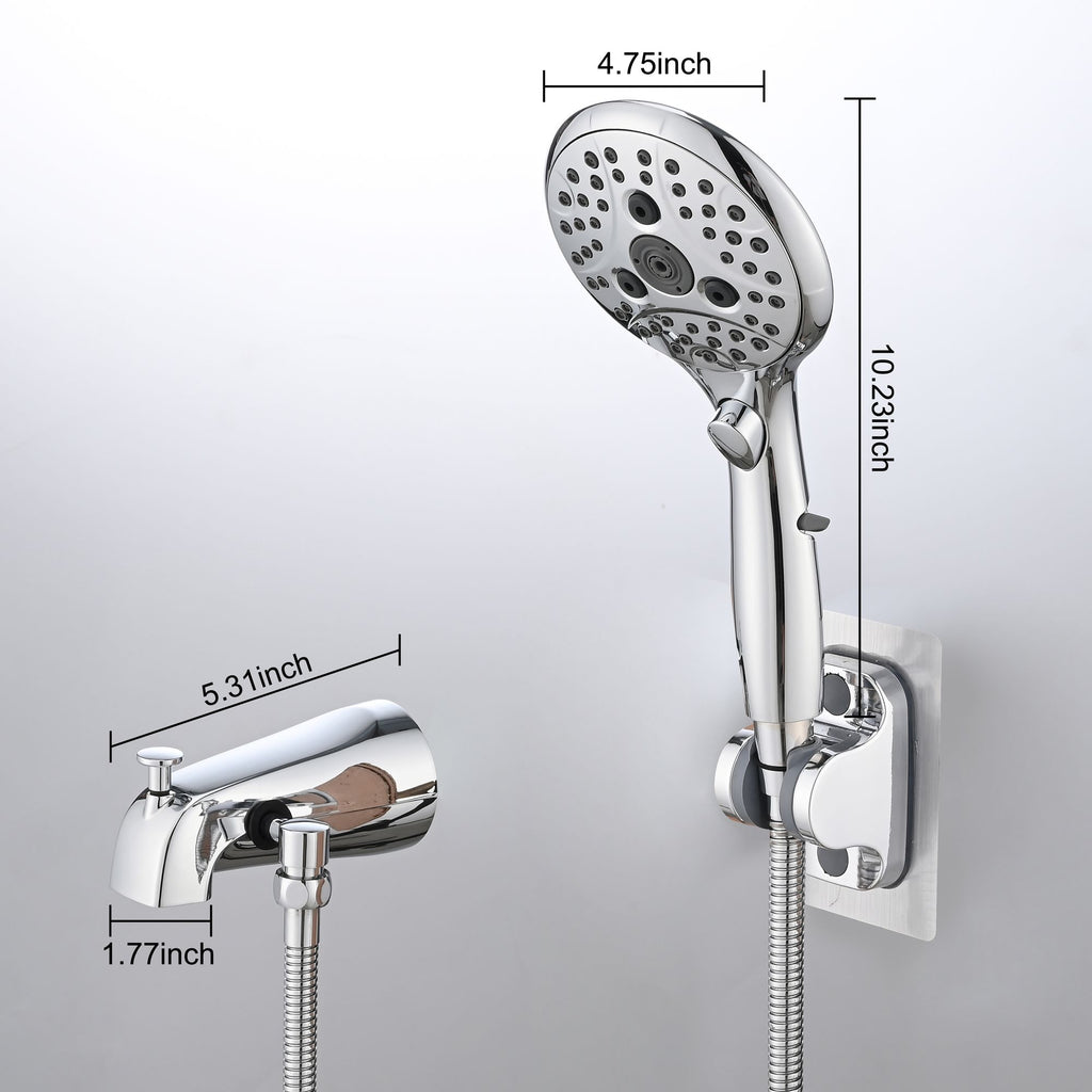 6-Setting Handheld Shower Head