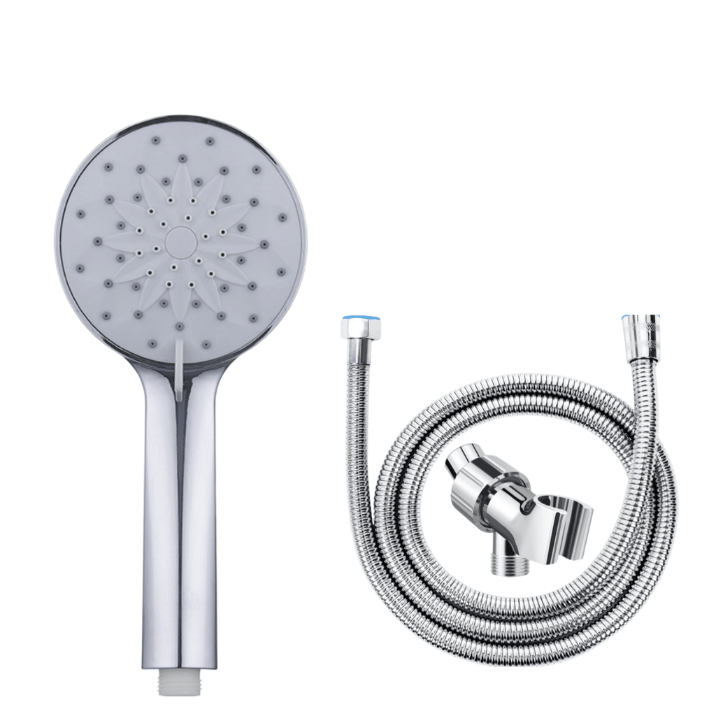 6 Spray Settings High Pressure Shower Head Spray Lotus Spray Head W/ 1.5m Hose Set (Logistics only For USPS.TK/TMEU only For self-pickup)