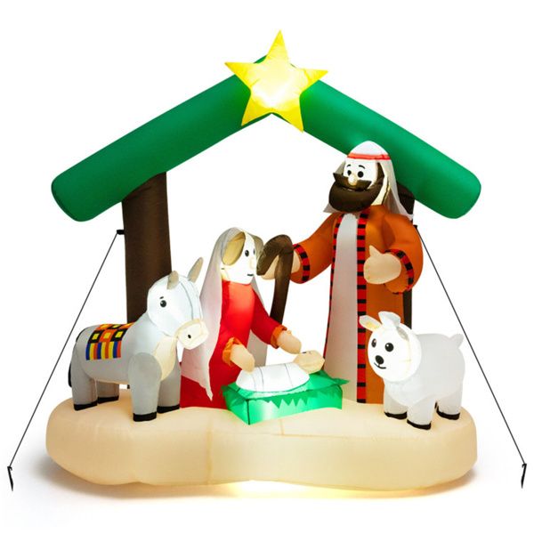 6.7 Feet Christmas Decoration with LED Lights
