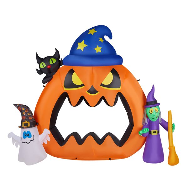 6.9ft Pumpkin Inflatable Halloween Decoration