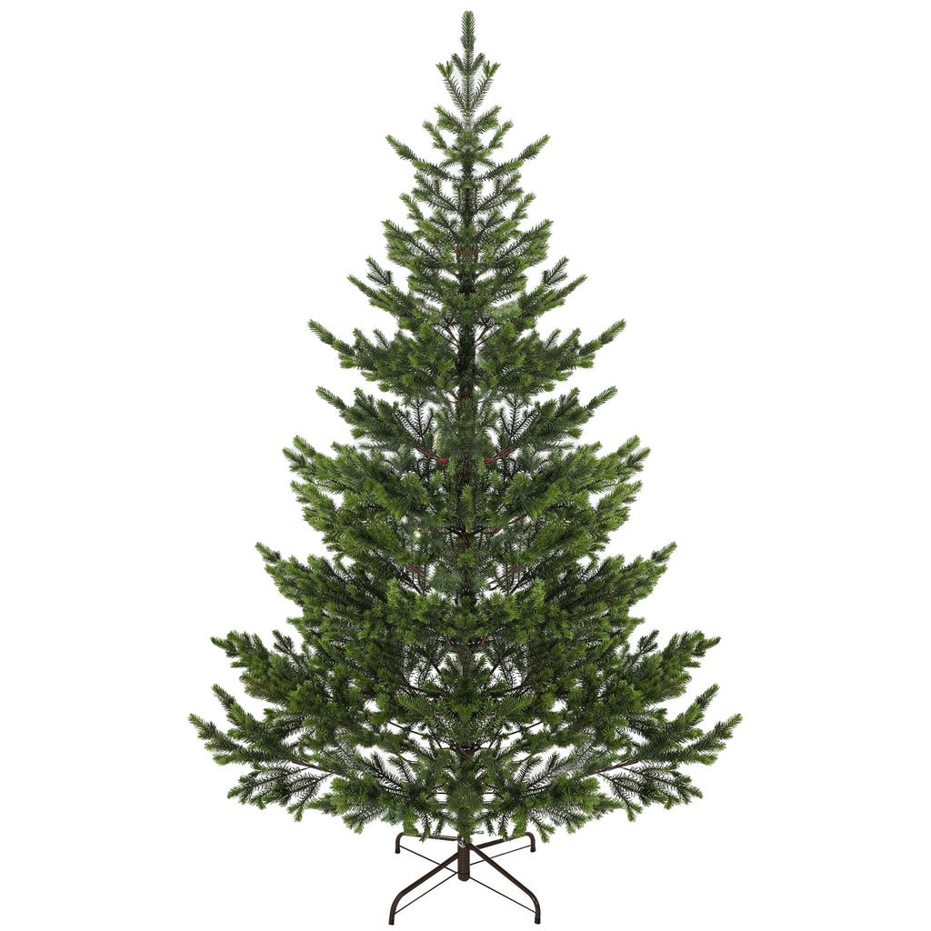 6ft Artificial Sparse Christmas Tree with Steel Stand and 1933 Tips for Home Office Holiday