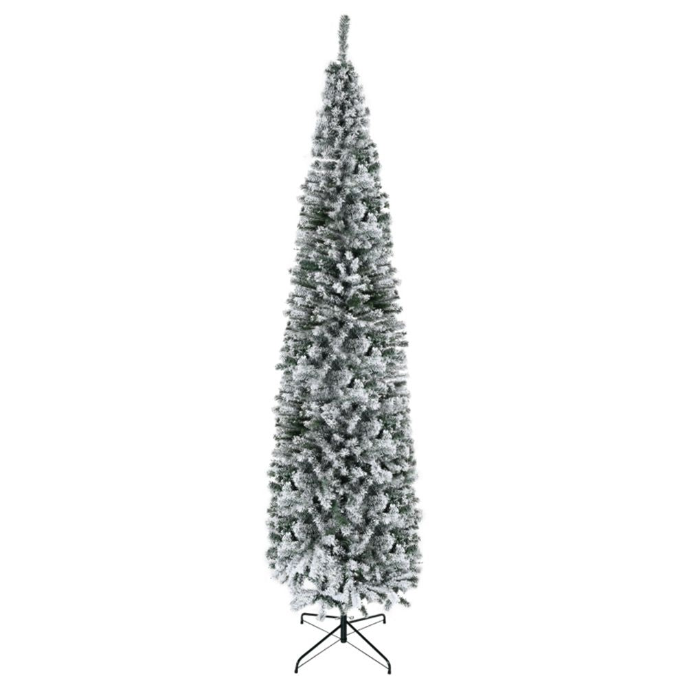 6Ft Christmas Tree with Space-Saving 27.5 Inches for Outdoor