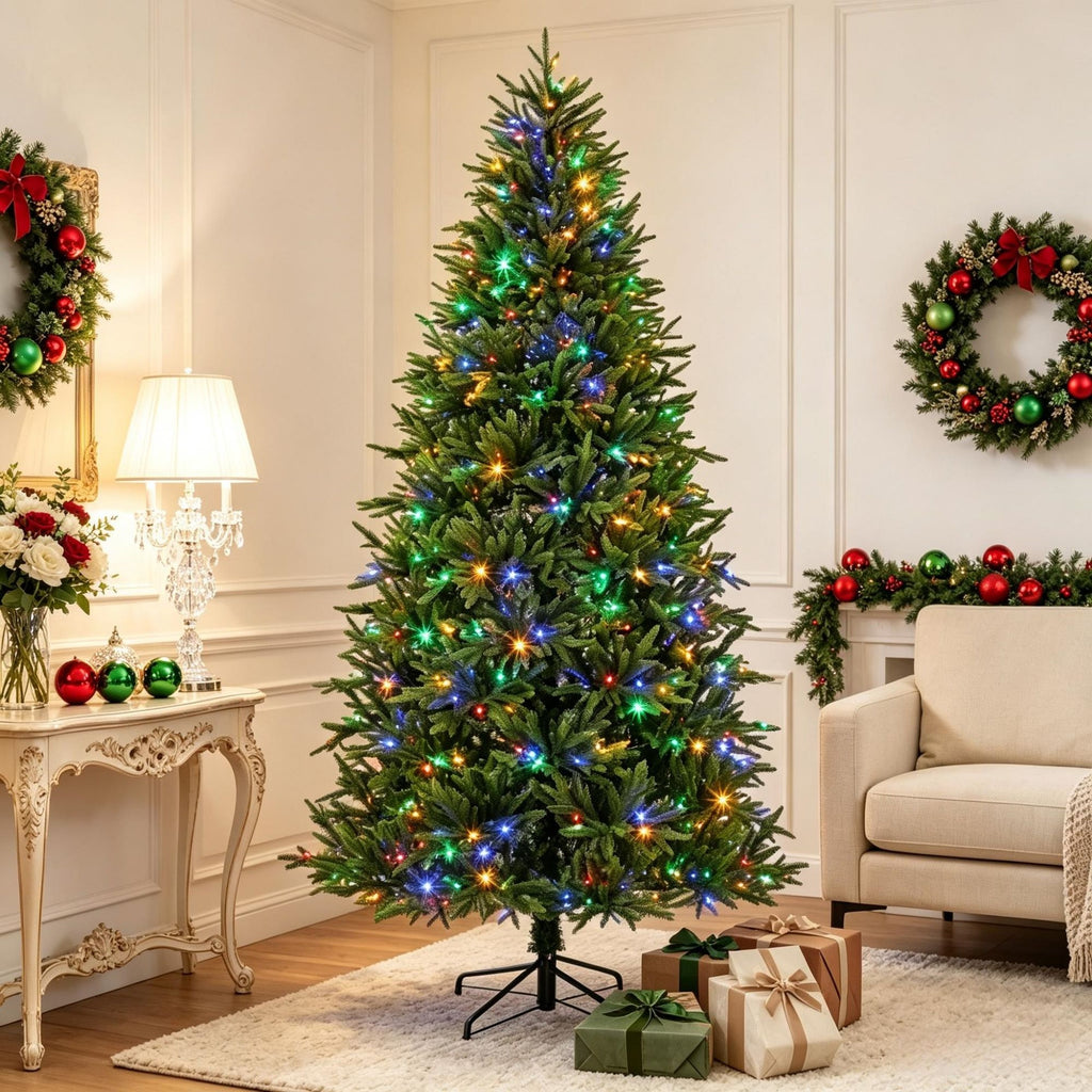 6ft Dual Color LED Christmas Tree 11 Modes with Remote