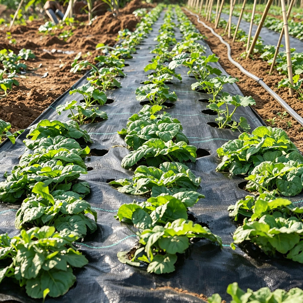 6x100FT Heavy Duty Weed Barrier Landscape Fabric, Woven PP Geotextile Ground Cover for Driveways & Gardens