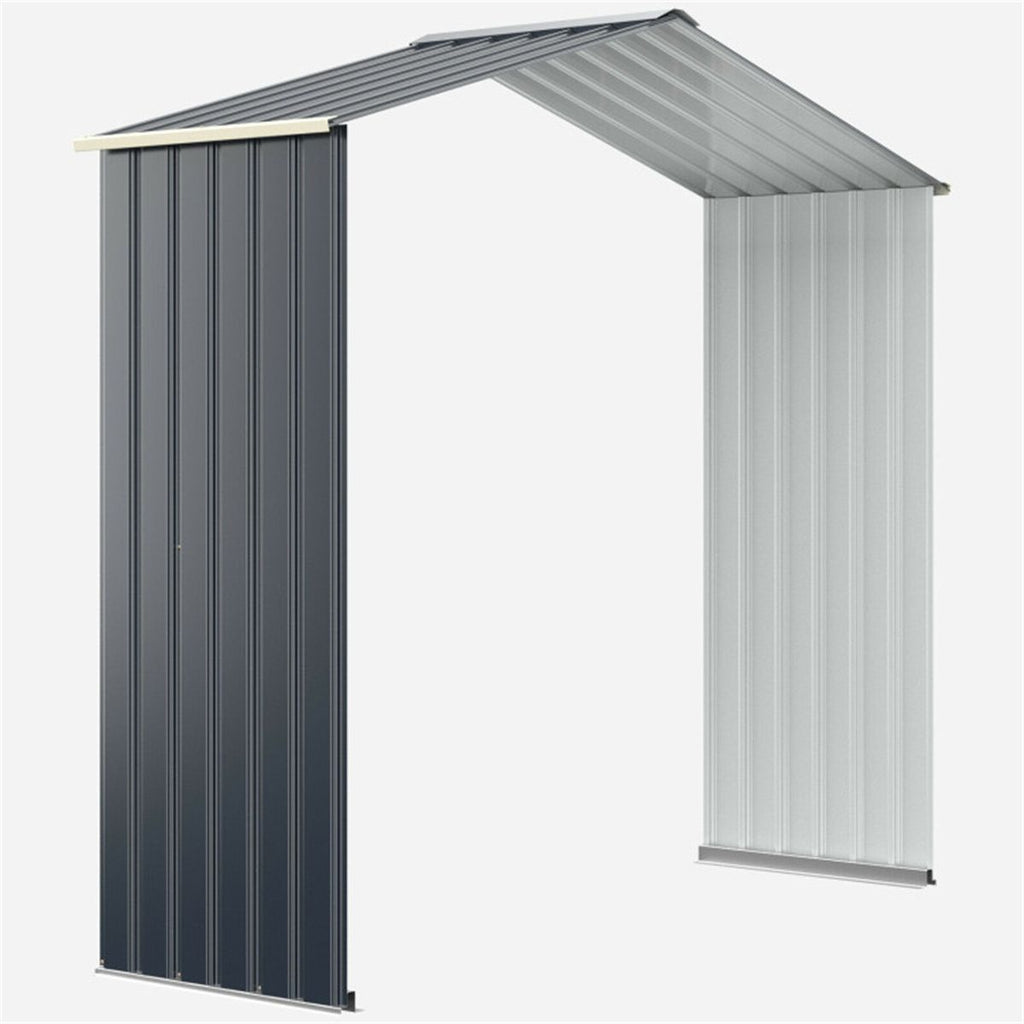 7 Feet Shed Width Outdoor Storage Shed Extension Kit