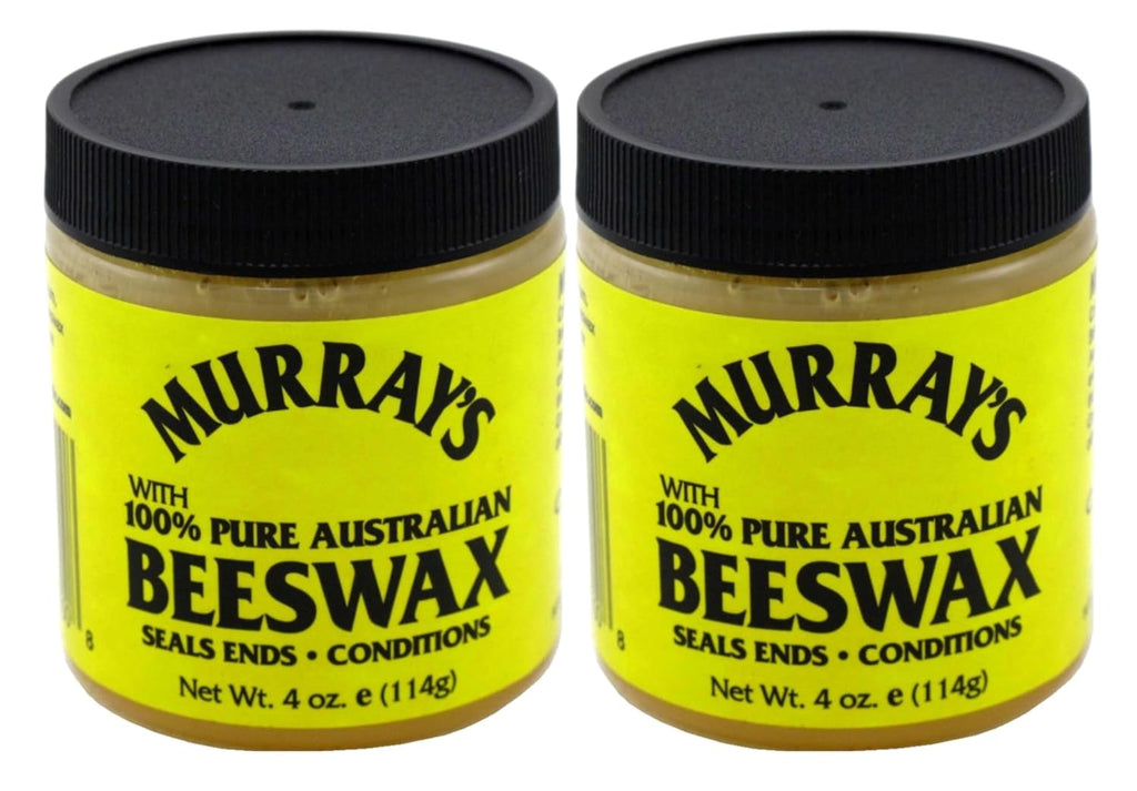Murrays Beeswax Hair Wax 2 Pack 4 Oz Jars For Dreadlocks