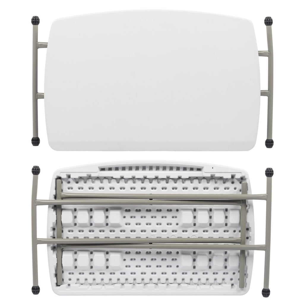 76*50*70.5cm Liftable Garden Plastic Table White