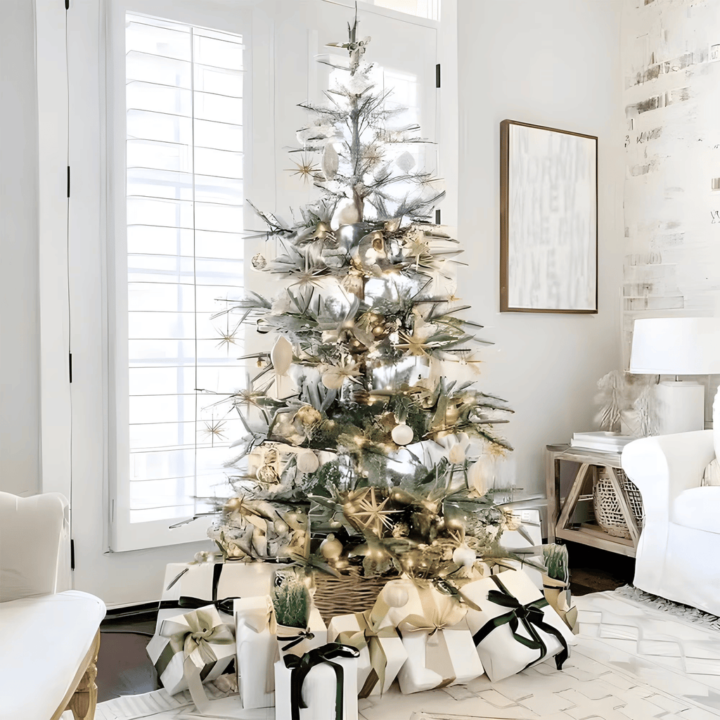 7ft Unlit Aspen Fir Artificial Christmas Tree, Green