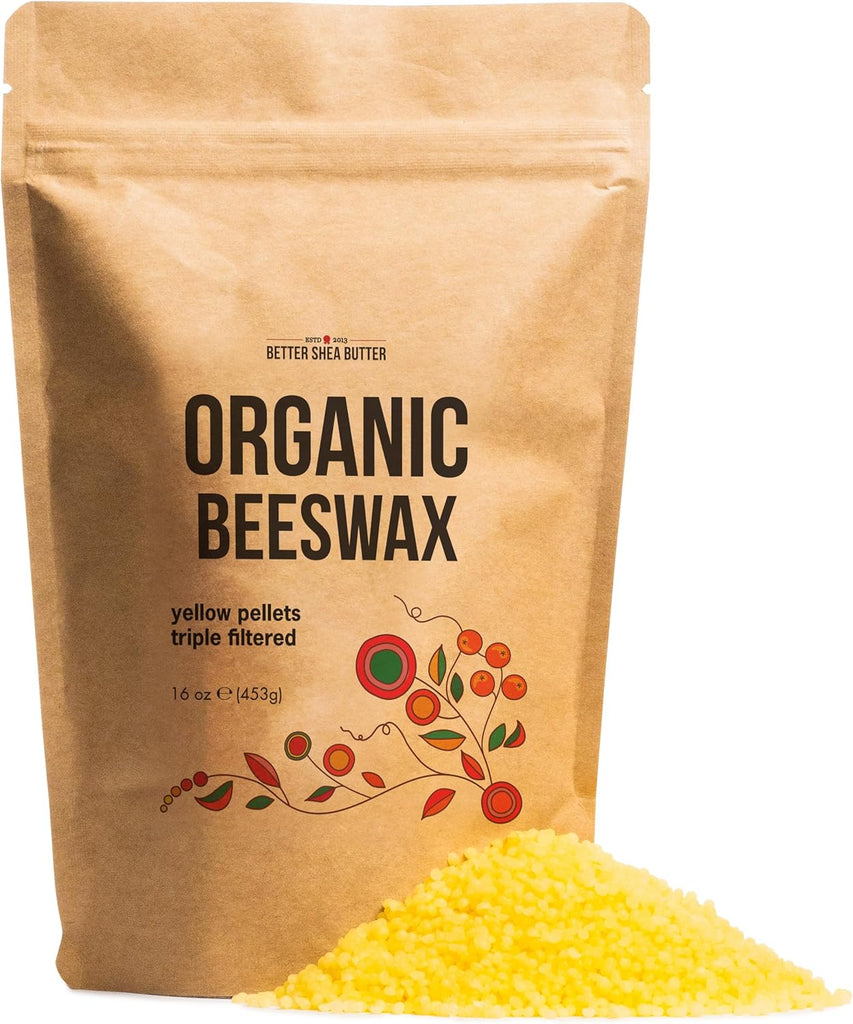 Organic Beeswax Pellets for Candle Making and DIY Projects