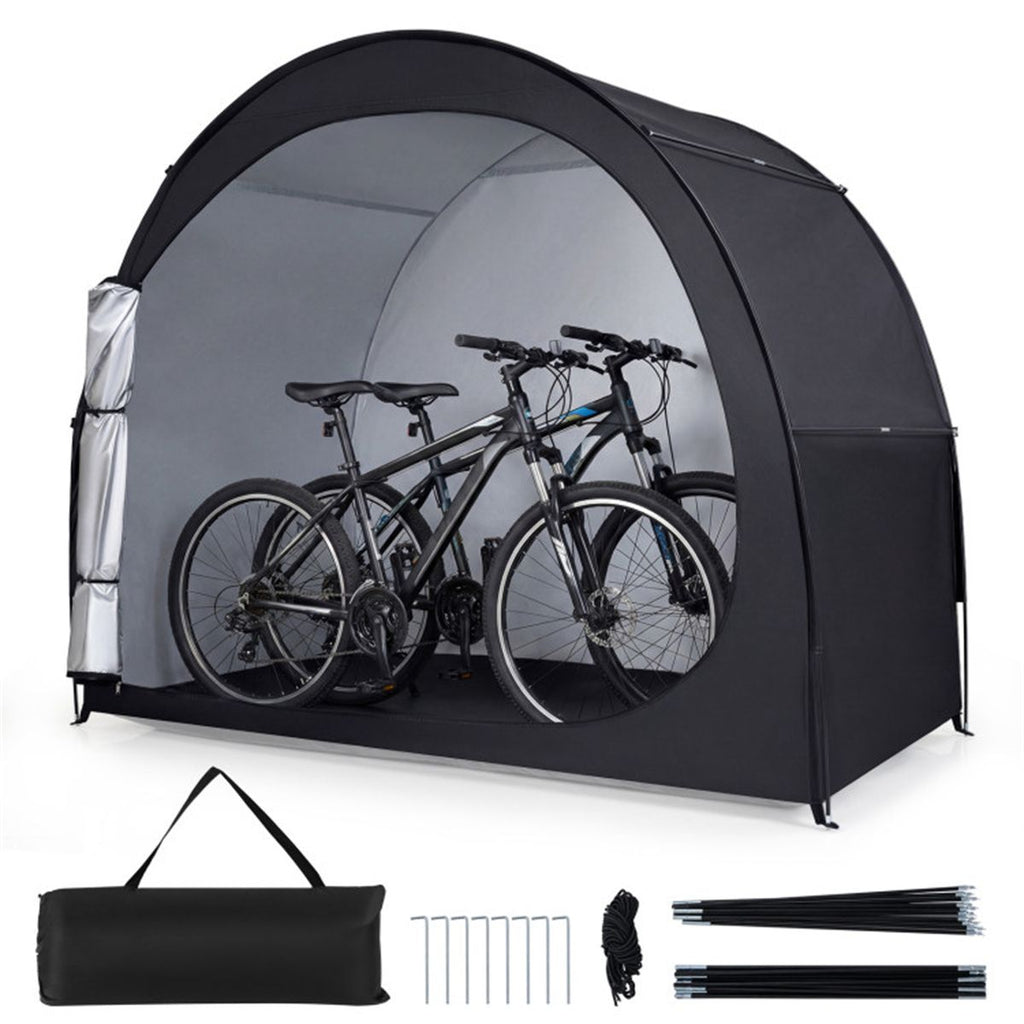 83"×48"×67" Outdoor Bike Storage Tent Shed Waterproof Bicycle Cover for 2 Bikes