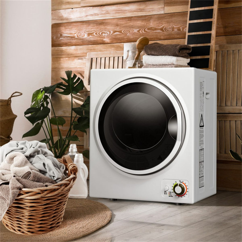 850W Compact Portable Clothes Dryer - 10 lbs Wet Capacity, 5.5 lbs Dry Load, Quiet Design (<44dB) for Apartments/Dorms