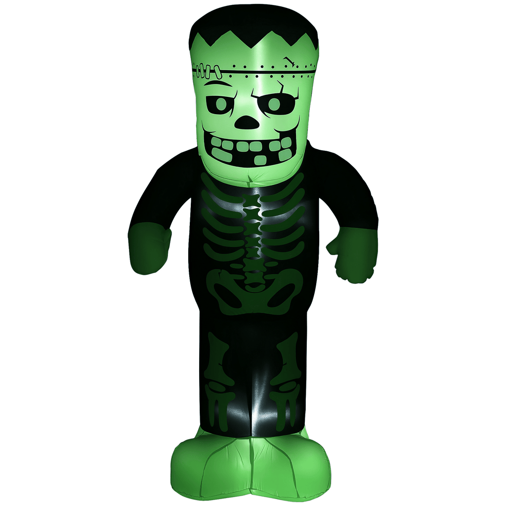 8FT Outdoor Halloween Inflatable Skeleton Frankenstein