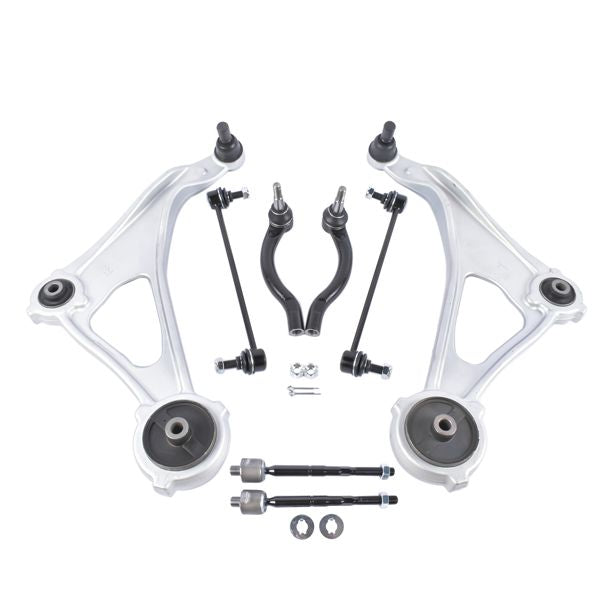 8Pcs Front Left and Right Lower Control Arm Suspension Kit for Nissan Altima Maxima 2.5 3.5 2015-2023 54500-9HP0A 54501-9HP0A
