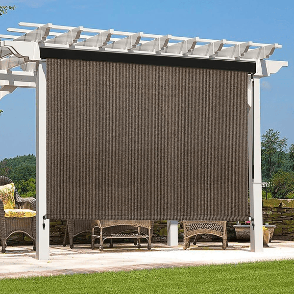 8'X6' Mocha HDPE covered roller shutter