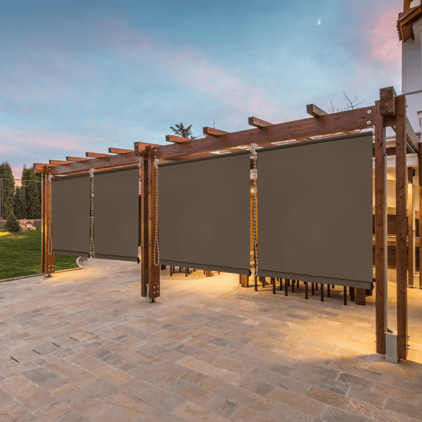 8'X6' Mocha HDPE spliced roller shutter