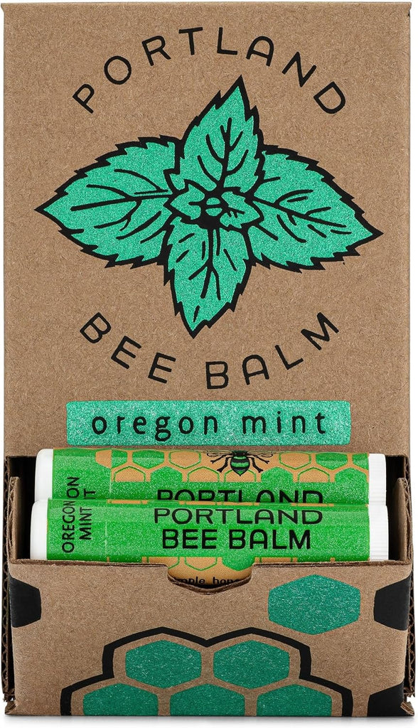 Portland Bee Balm All Natural Beeswax Lip Balm Oregon Mint