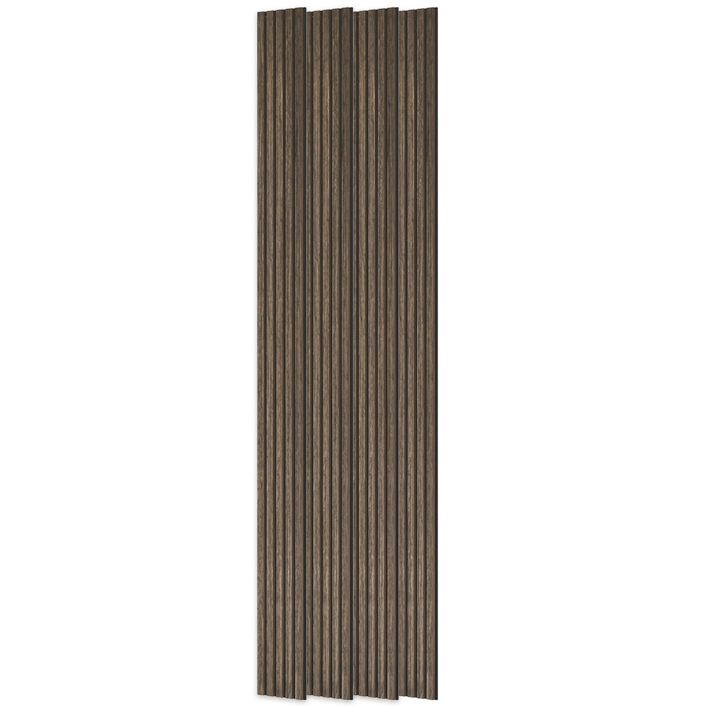 95" x 8" Wood Panels for Wall, 4 Pack Acoustic Panels, Sound Absorbing Slat Wall For Interior Wall Decor, Home, Walnut